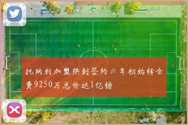 托纳利加盟热刺签约六年初始转会费9250万总价达1亿镑